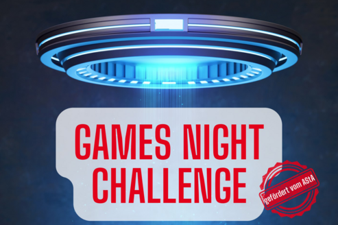 Plakatausschnitt Games Night Challenge