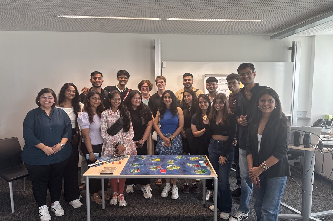 Planspieltag mit Studierenden aus Indien