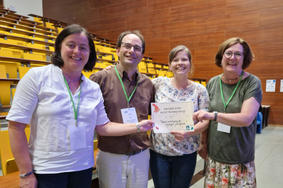 Best Workshop Award (mit Nicolas Becu)